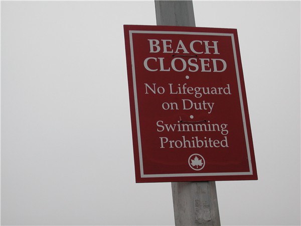 No lifeguard on duty