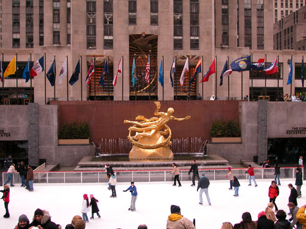 Rockefeller Center, 5th Ave, 34th St