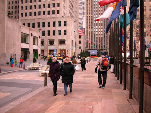 Rockefeller Center, 5th Ave, 34th St