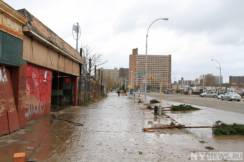 Последствия урагана Сэнди, Бруклин, Нью-Йорк